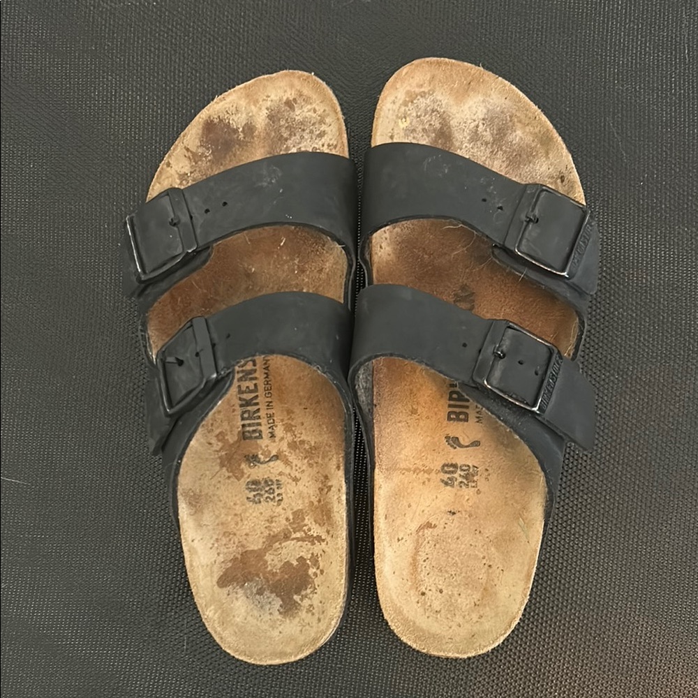 Birkenstock Black Double-Strap Sandals
